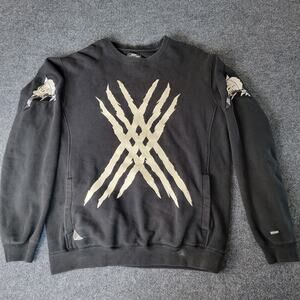 10 Deep Sweatshirt Men XL Graphic Victory Bruisers Knockout Streetwear Very Rare